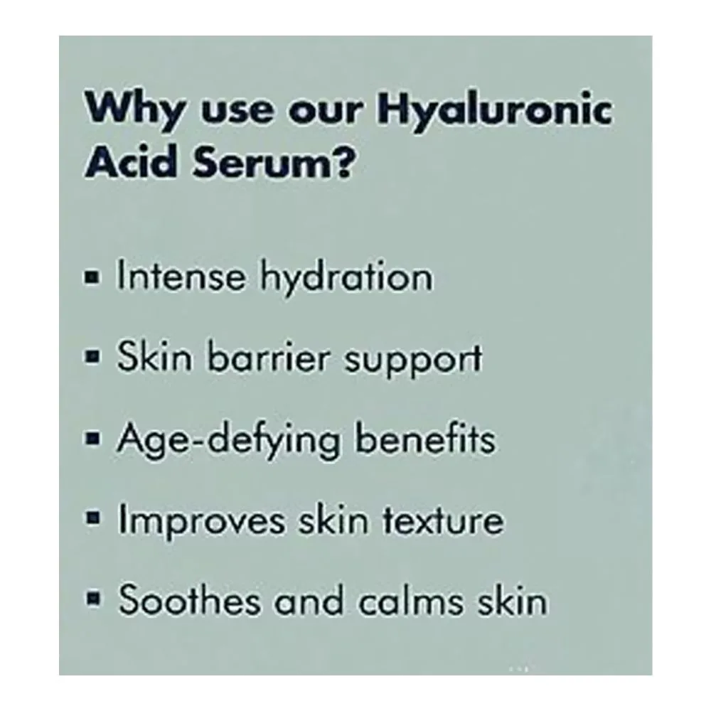 Premium everyday wear claree hydrating hyaluronic acid 2% + b5 serum, strengthens skin barrier, 30ml