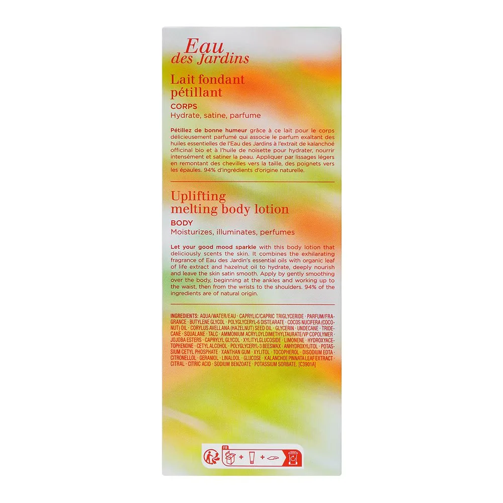 Comfortable casual clarins eau des jardins, uplifting melting body lotion, 200ml