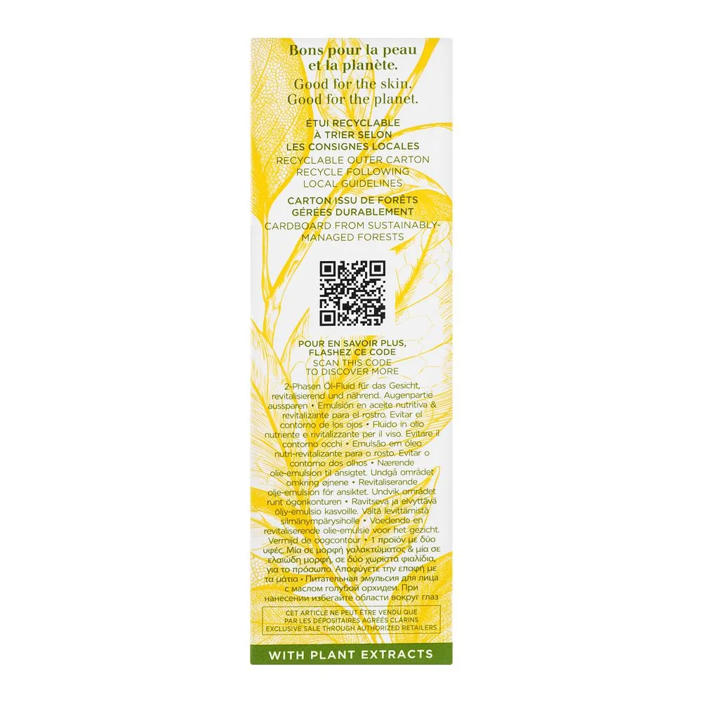 Comfortable casual clarins paris aroma plant gold nutri-revitalizing oil-emulsion, all skin types, 35ml