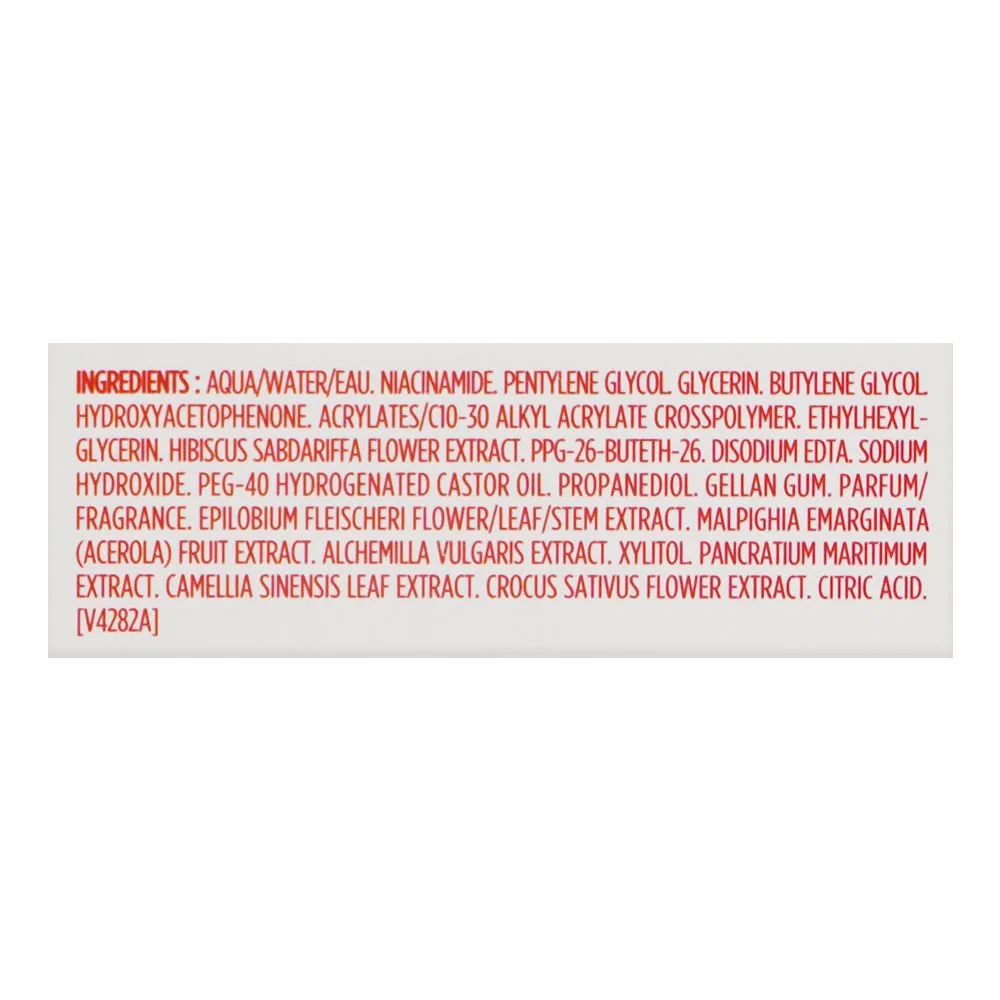 Close-up design of clarins paris bright plus advanced essential brightening lotion with serum, for all types of skin, 150ml