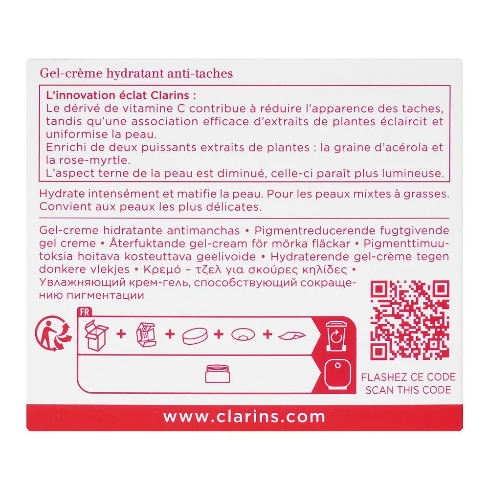 Comfortable casual clarins paris bright plus, dark spot targeting moisturizing gel cream, 50ml