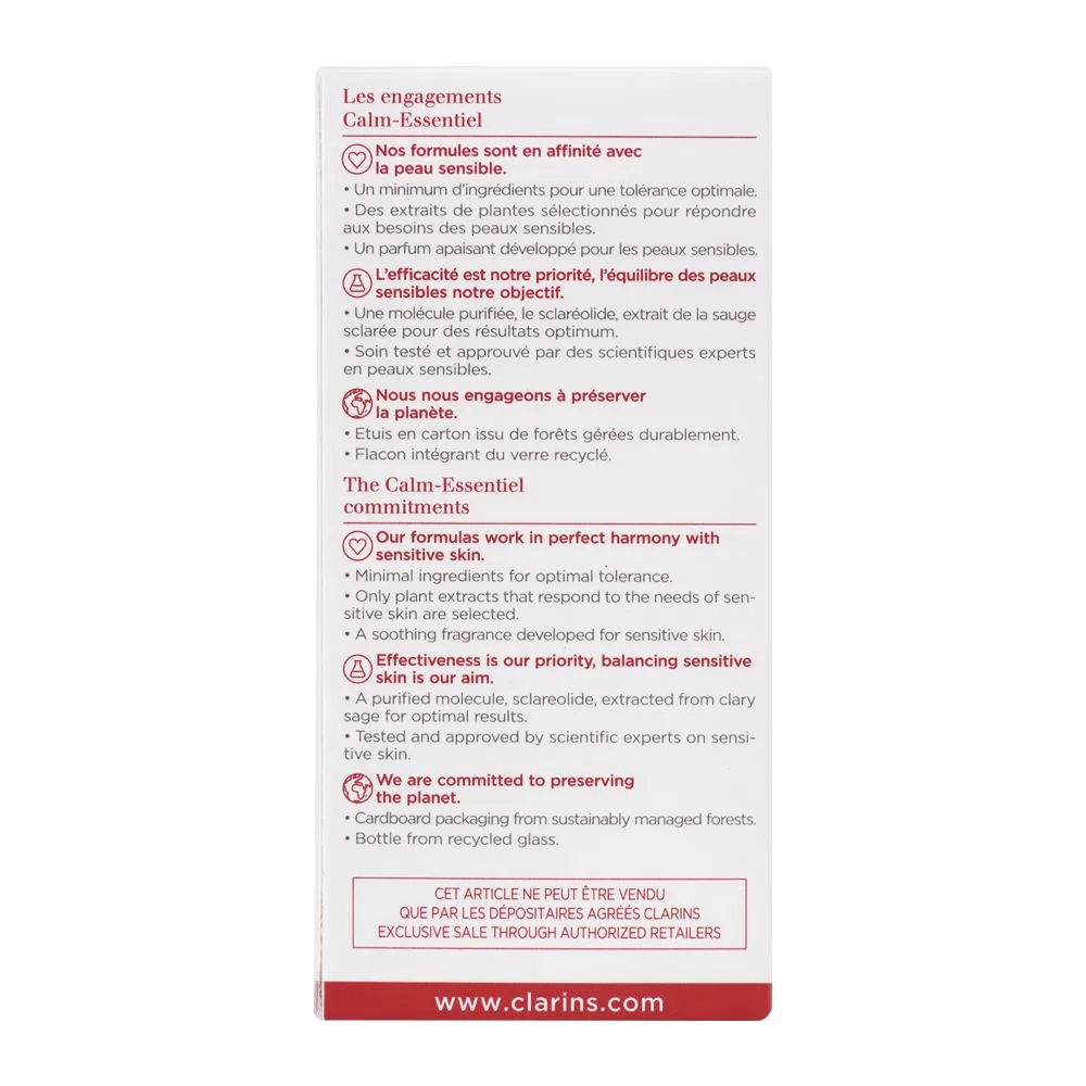 Comfortable casual clarins paris calm-essentiel restoring treatment oil, with clary sage extract, 30ml
