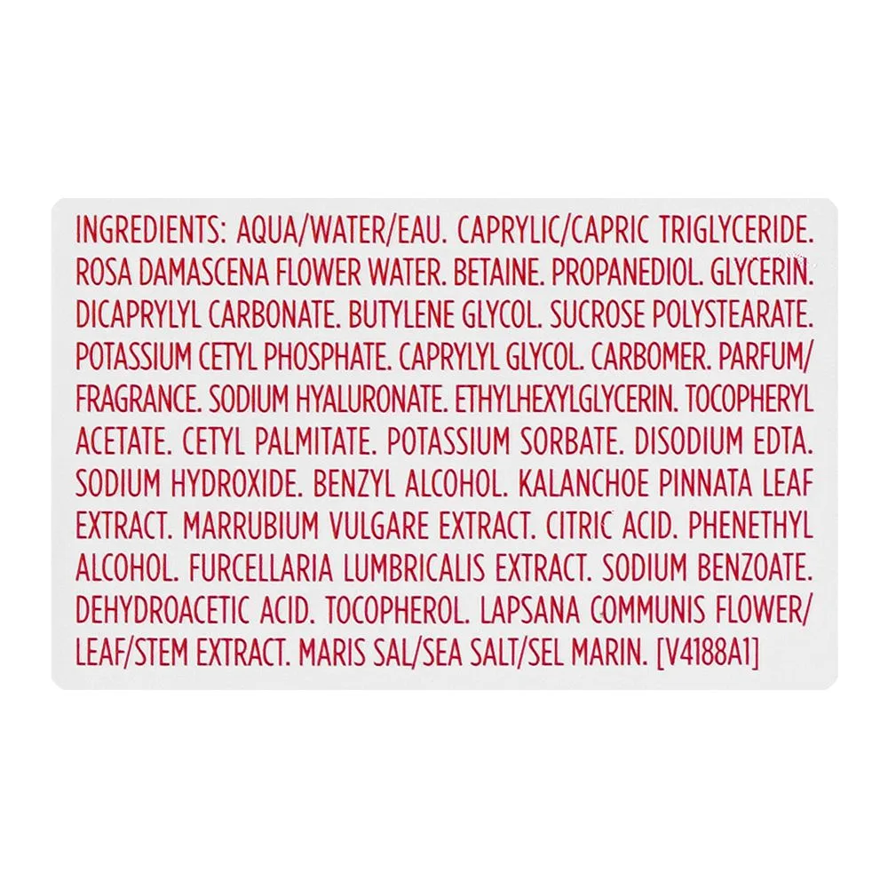 Close-up design of clarins paris hydra-essentiel ha2 moisturizer and quenches emulsion, glycerin, citric acid, for all types of skin, 75ml