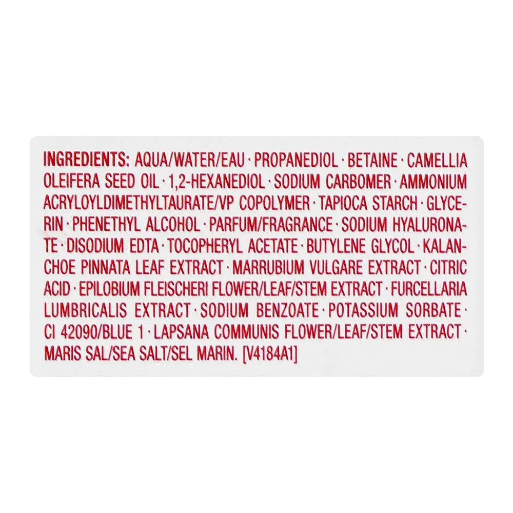 Close-up design of clarins paris hydra-essentiel ha2 moisturizer and quenches matte gel, citric acid, for normal to combination skin, 75ml