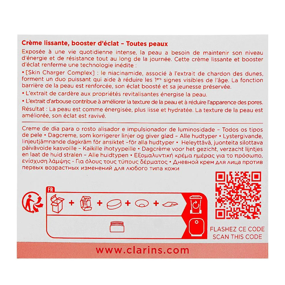 Comfortable casual clarins paris multi-active face day cream with niacinamide+sea holly extract, for all skin types, 50ml