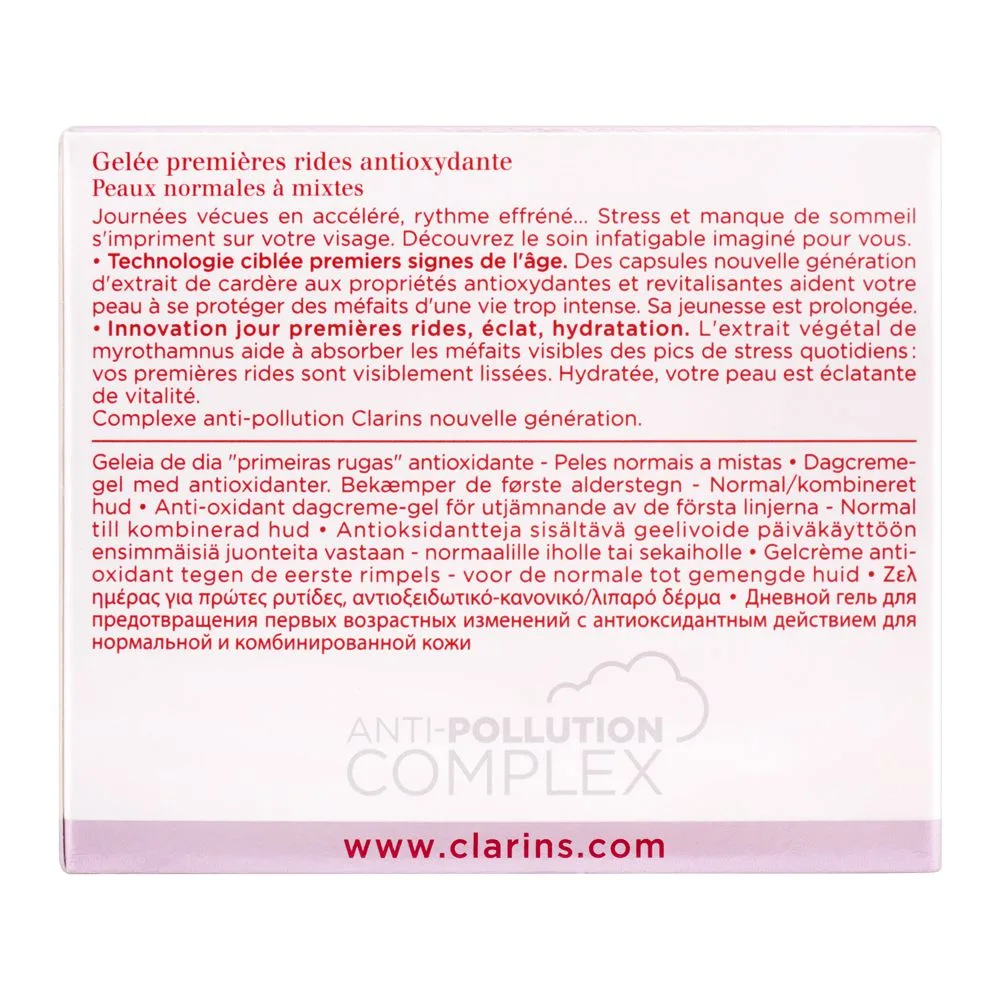 Comfortable casual clarins paris multi-active jour anti oxidant day cream gel, normal to combination skin, 50ml