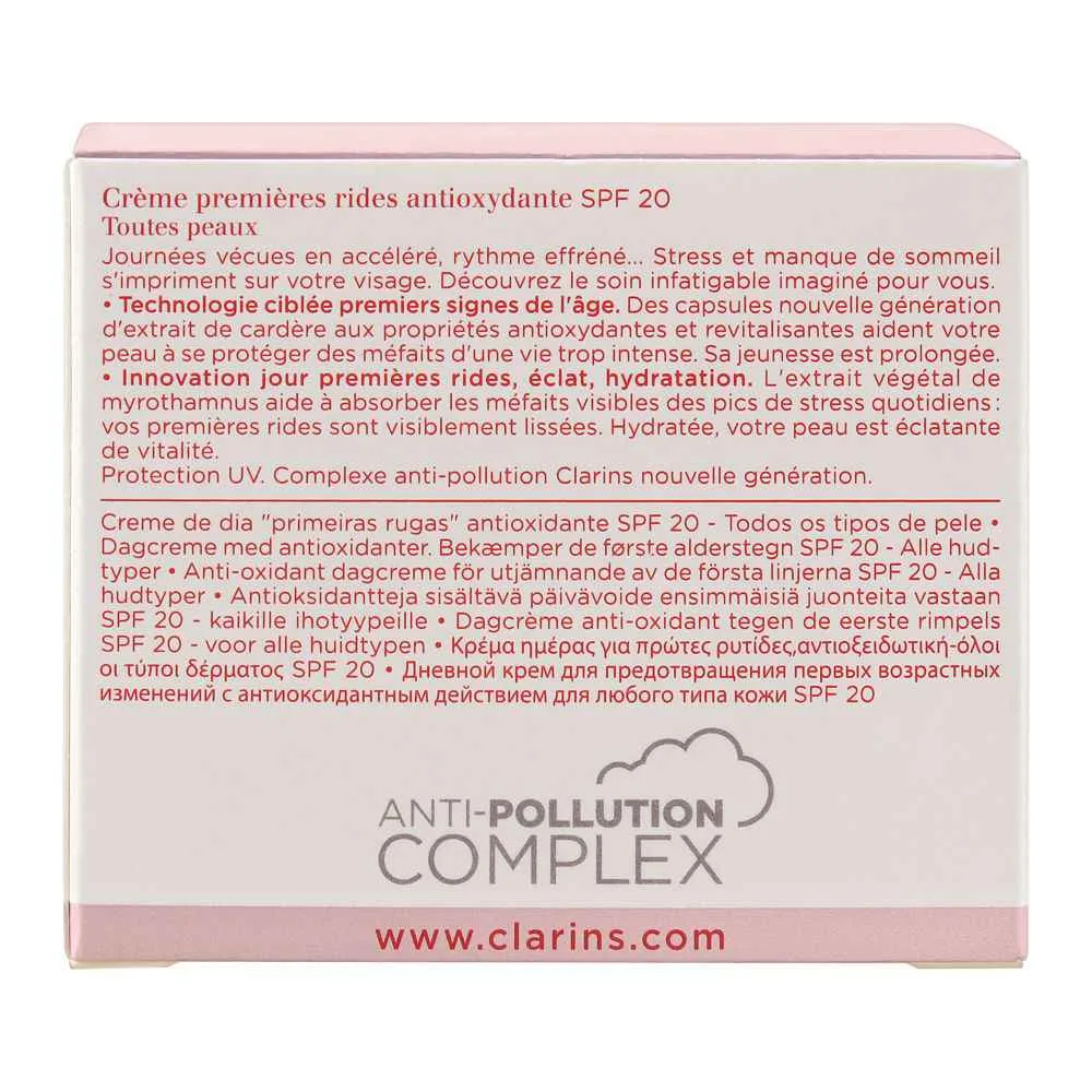 Comfortable casual clarins paris multi-active jour spf 20 anti oxidant day cream, all skin types, 50ml