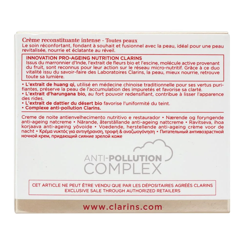 Comfortable casual clarins paris nutri-lumiere nuit nourishing, rejuvenating night cream, 50ml