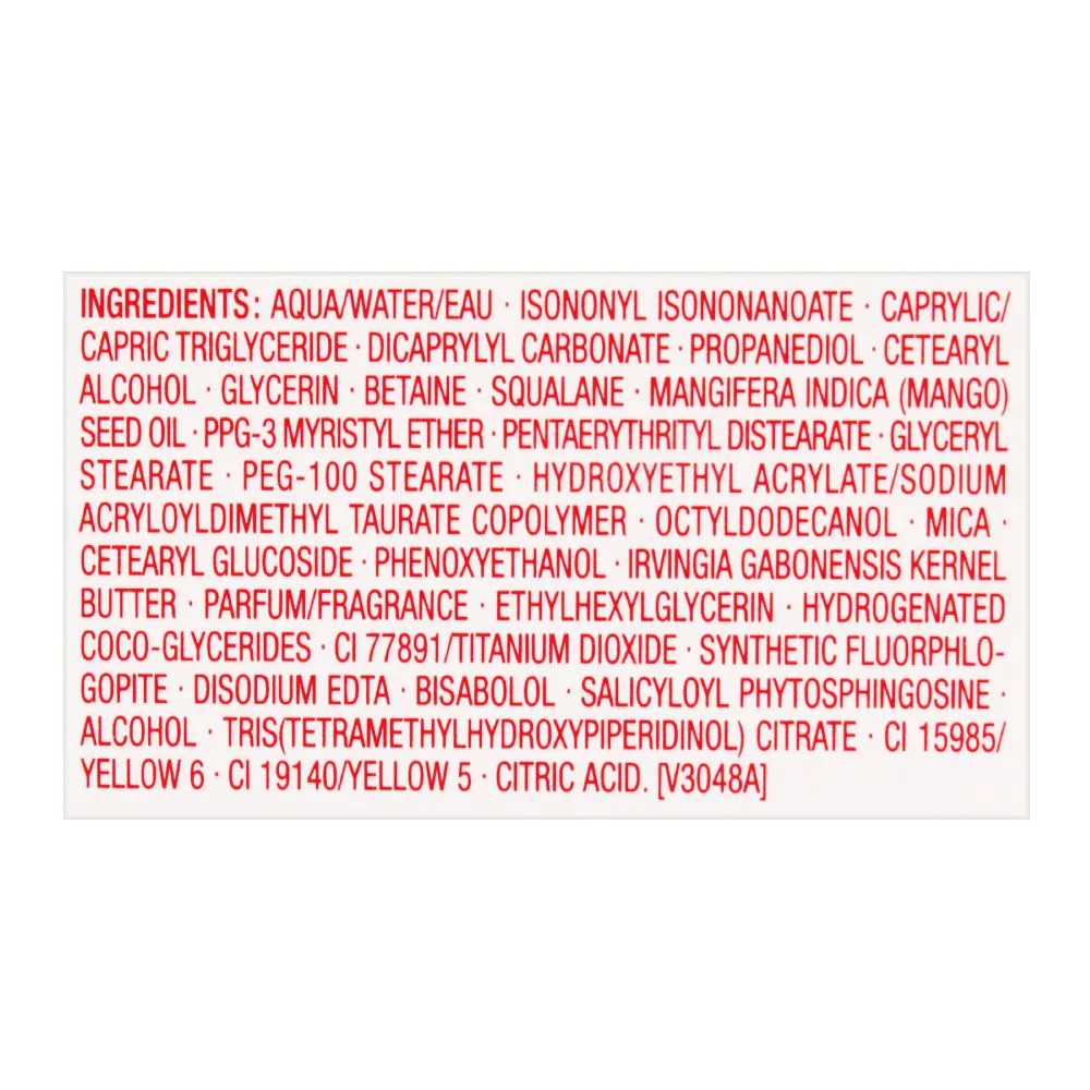 Close-up design of clarins paris sos comfort nourishing balm face mask, with wild mango butter, 75ml
