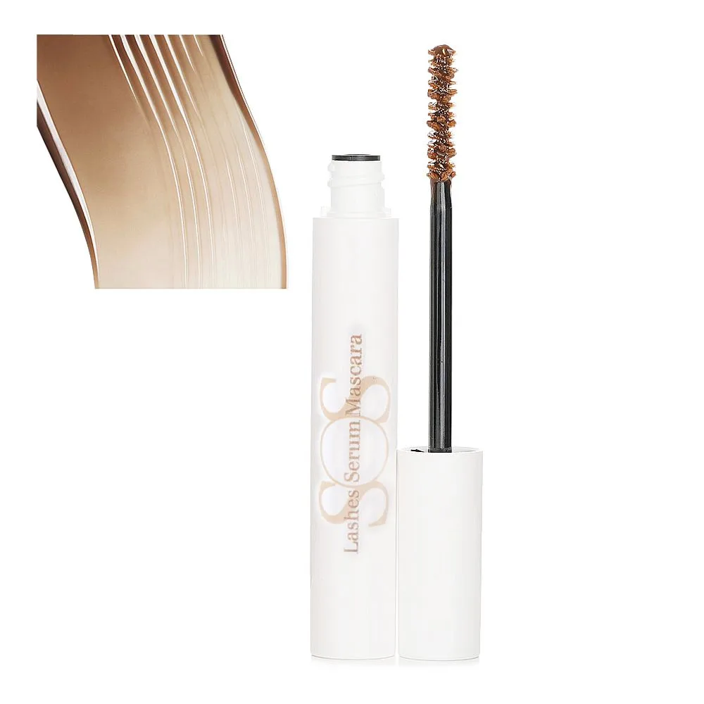 Clarins Paris Sos Lashes Serym Mascara, Castor Oil, Caramel, 8ml