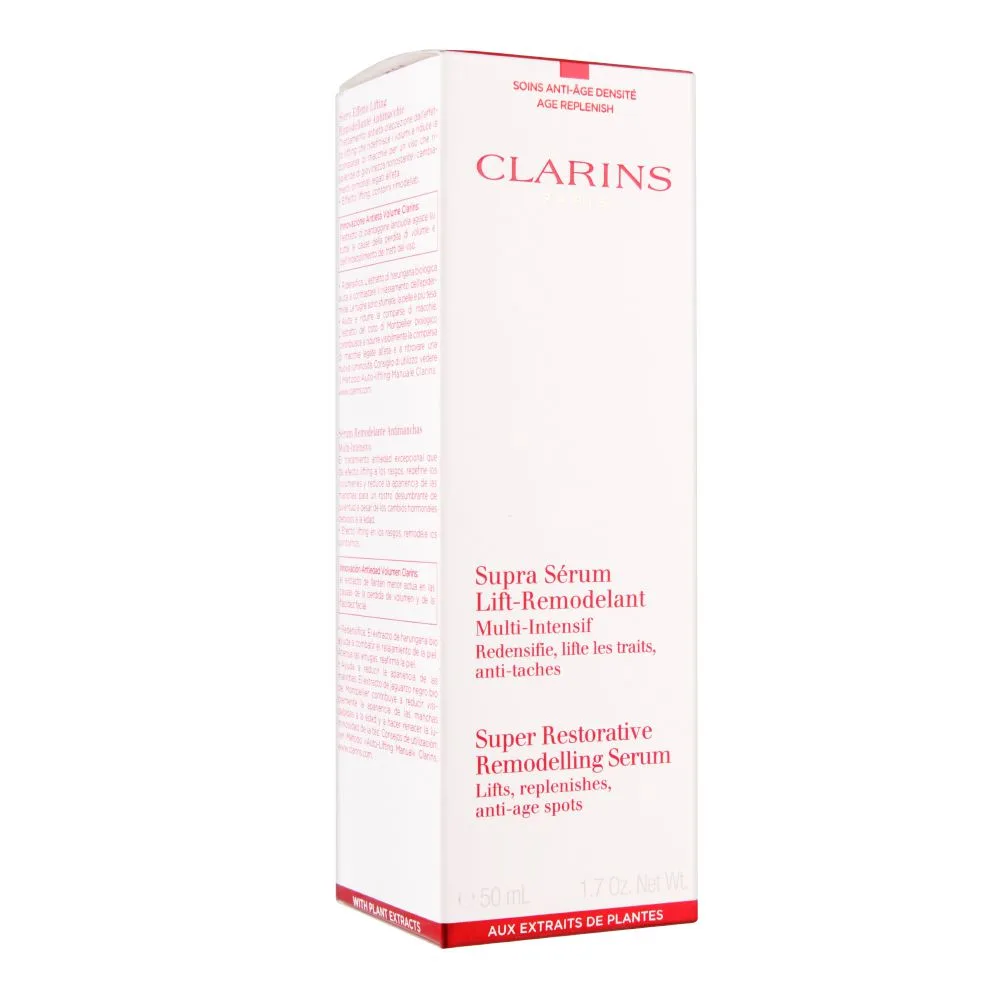 Comfortable casual clarins paris super restorative remodelling serum, 50ml
