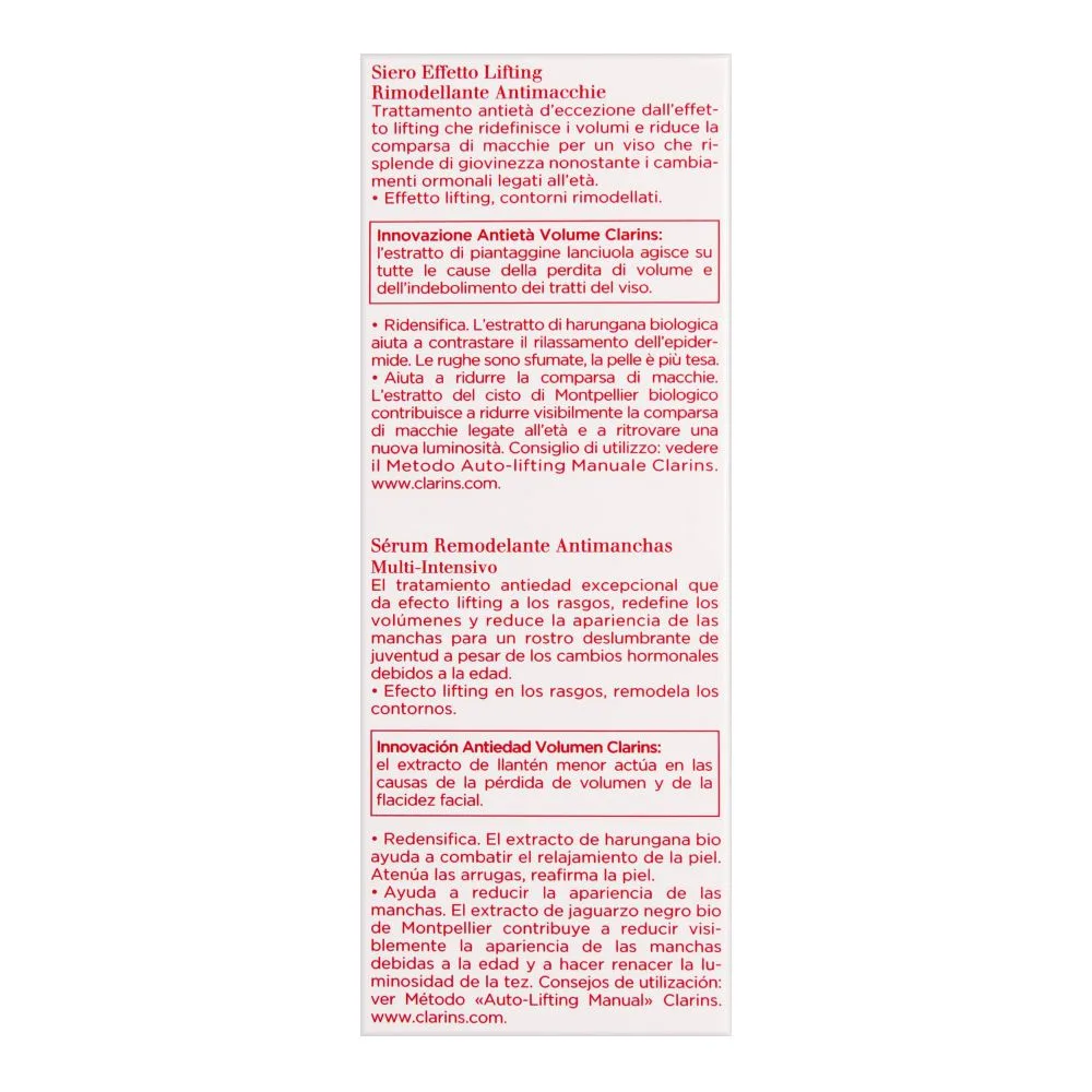 Premium everyday wear clarins paris super restorative remodelling serum, 50ml