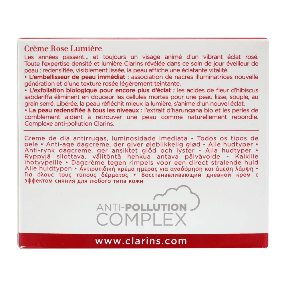 Comfortable casual clarins paris super restorative rose radiance cream, all skin types, 50ml