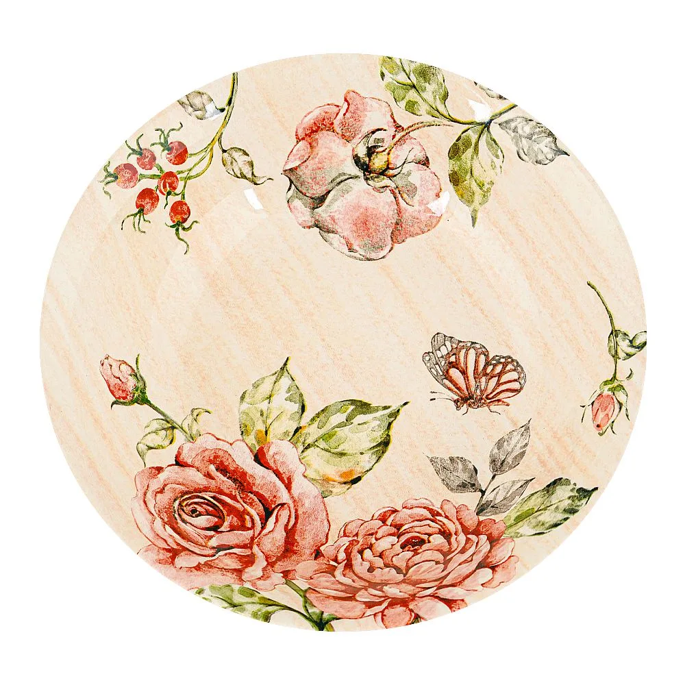 Side view of claytan 9.2" laura salad bowl, oc1608fs9008