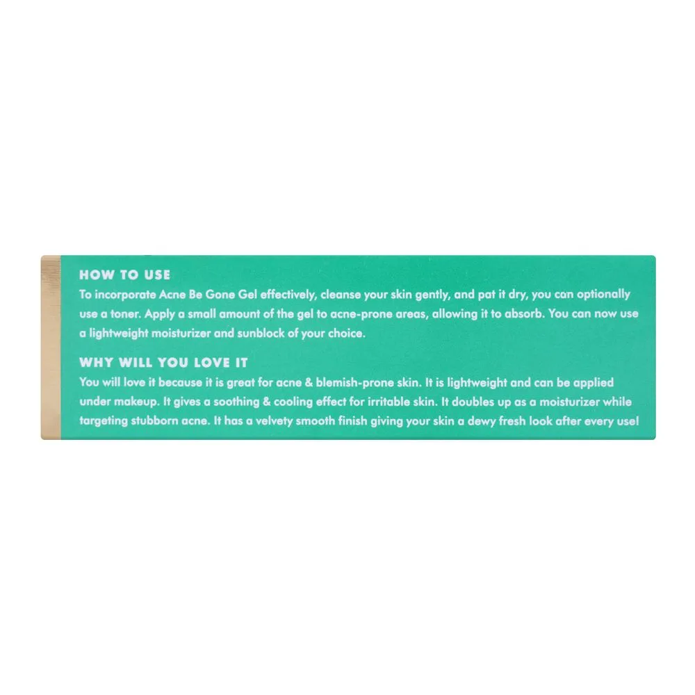 Close-up design of color studio acne be gone, oil free gel cream, 40ml