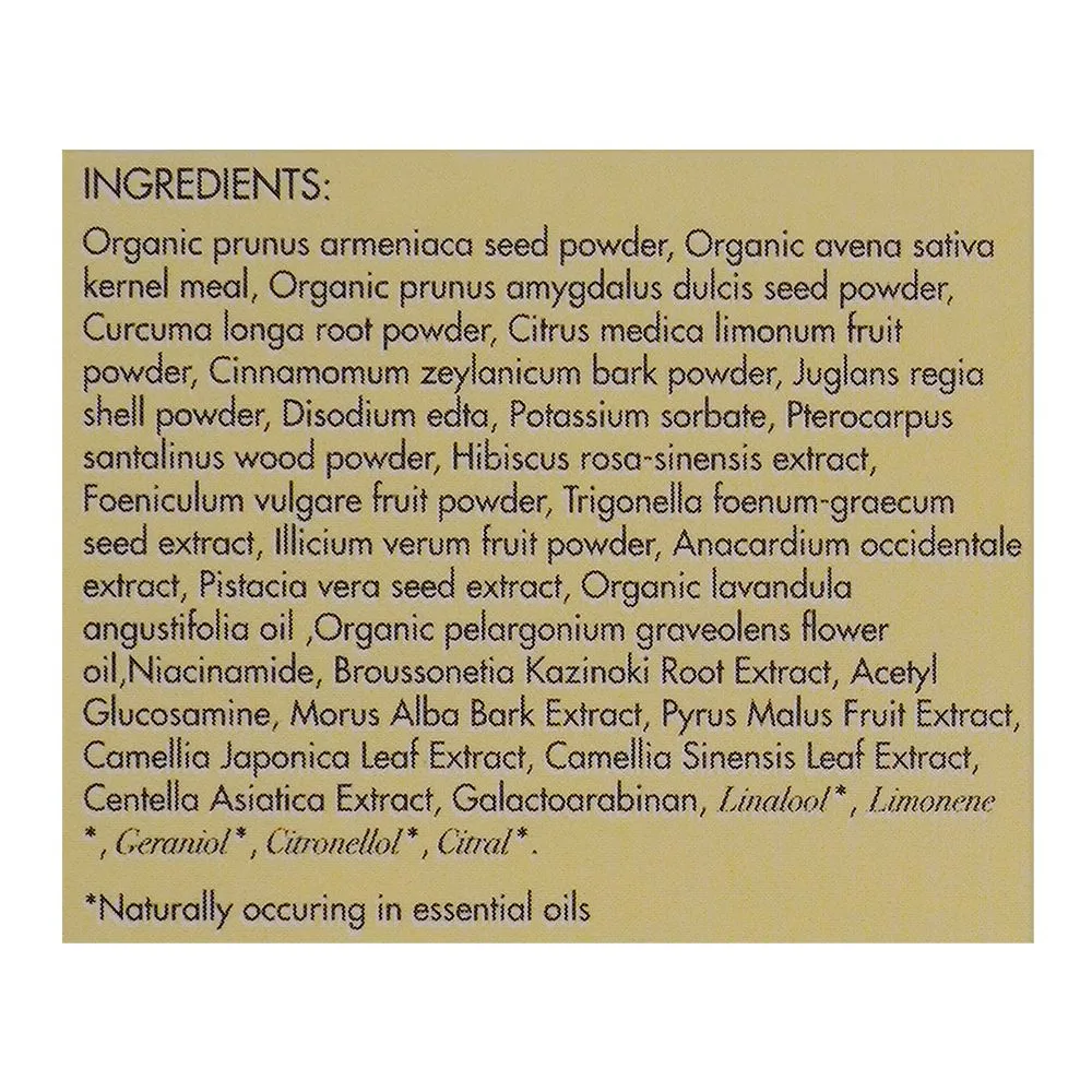 Comfortable casual conatural better than ubtan face & body scrub, 10 sachets, all skin types, 100g