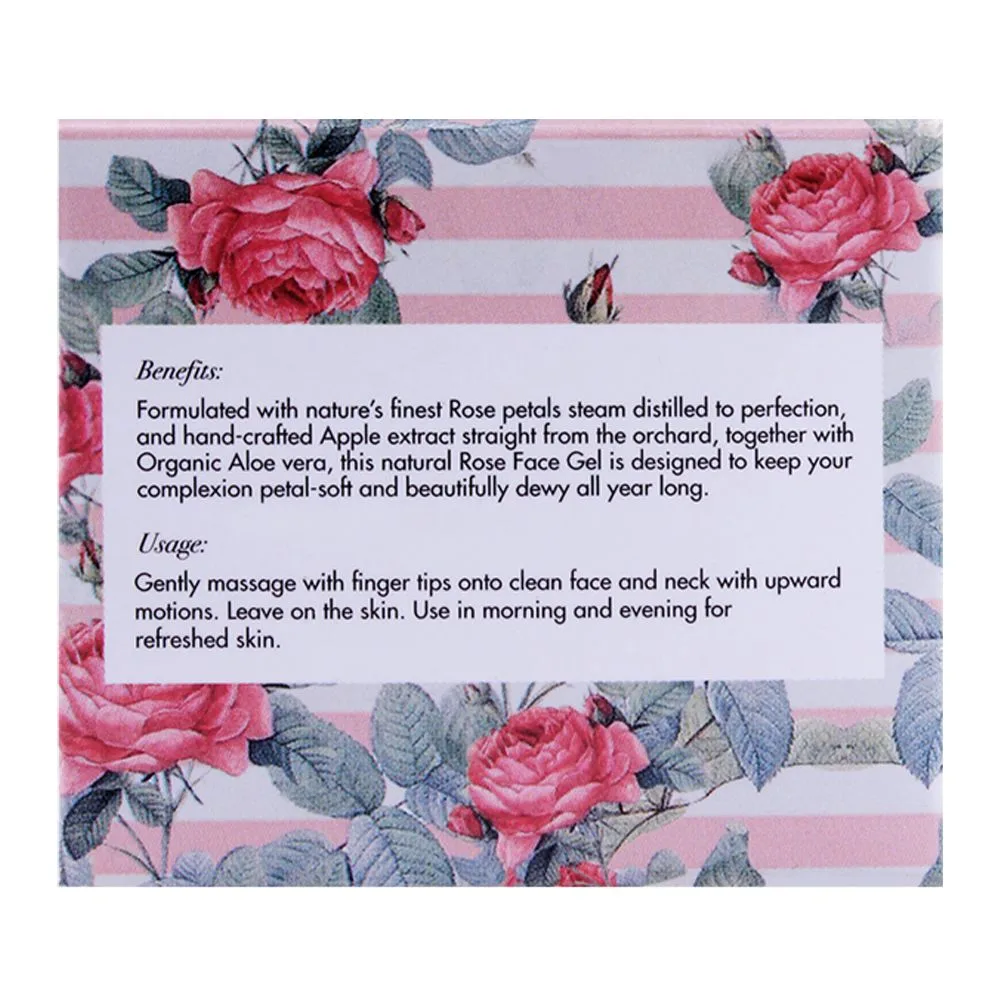 Comfortable casual conatural rose face gel, 50g