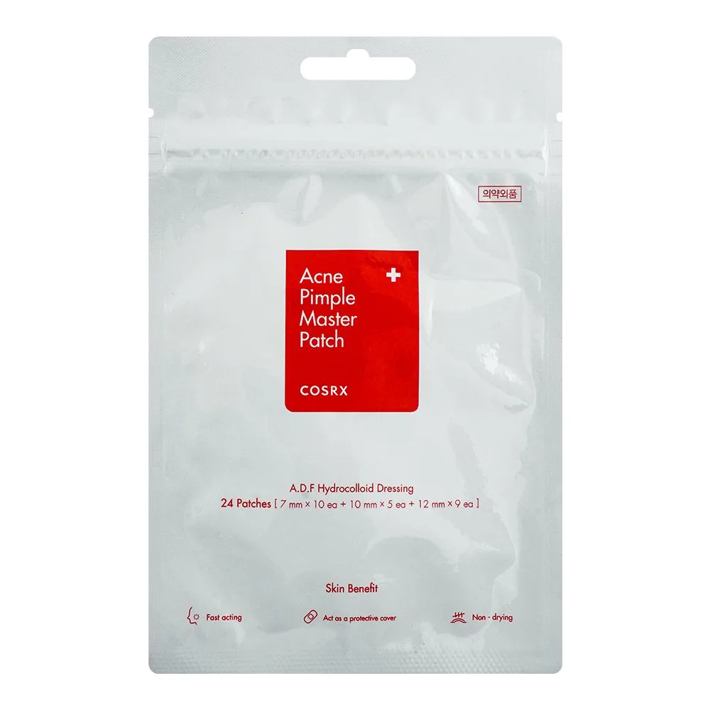 COSRX Acne Pimple Master Patch, Mineral Oil, For Blemish-Free Skin, 24-Pack