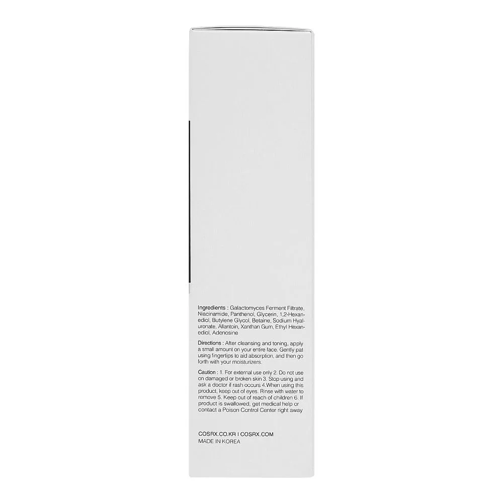 Side view of cosrx galactomyces 95 tone balancing essence, 100ml
