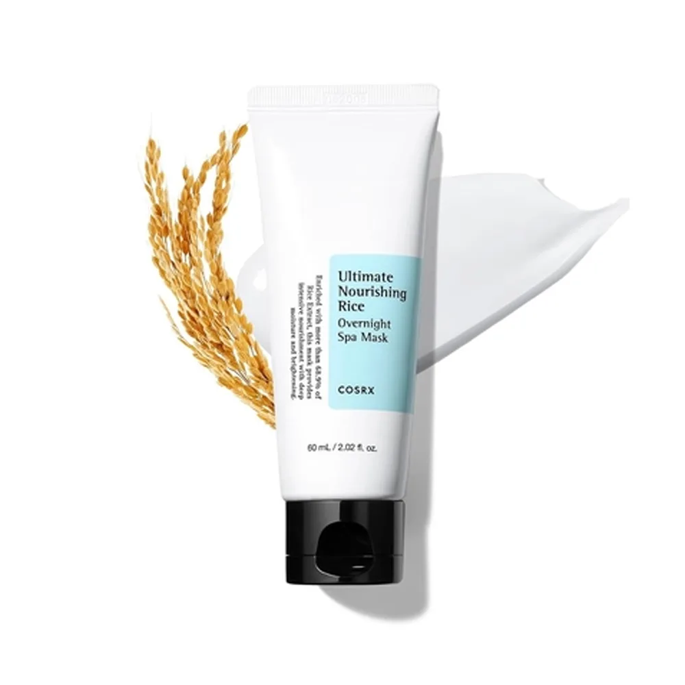 COSRX Ultimate Nourishing Rice Overnight Spa Mask, Paraben Free, Niacinamide, Rice Extract, For All Types Of Skin, 60ml detail image 9