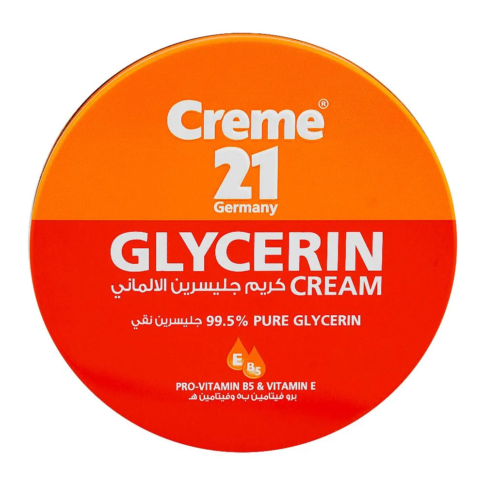Creme 21 Glycerin Body Cream with Vitamin E & B5, 80ml