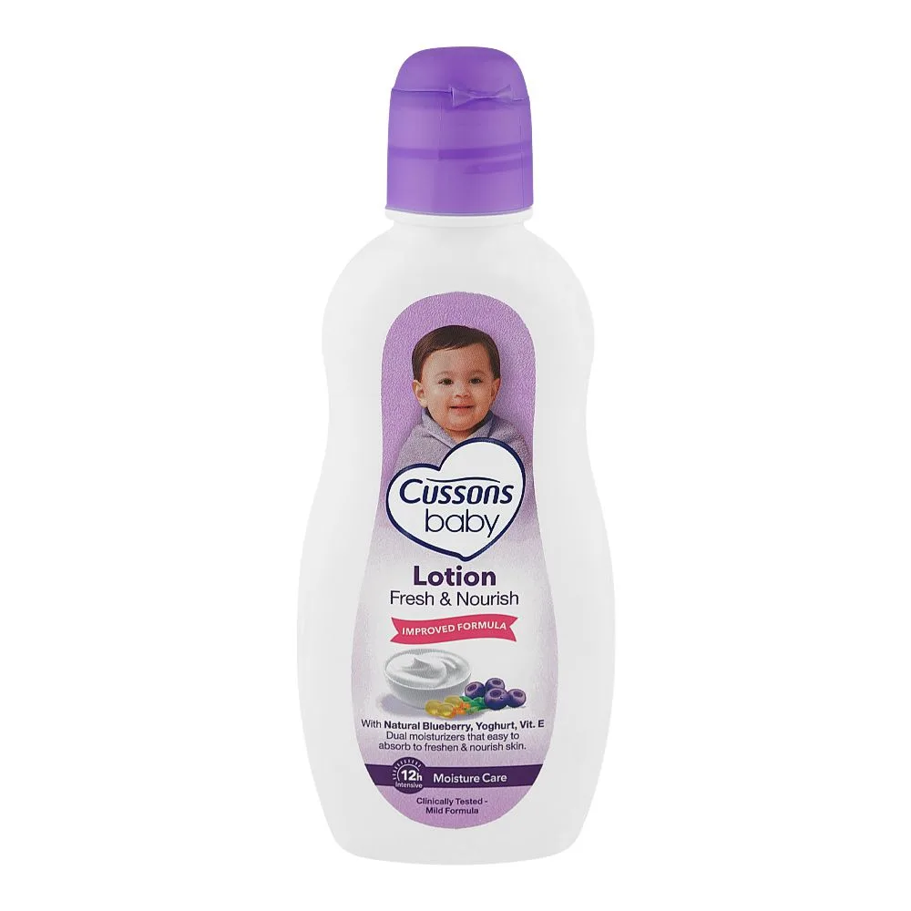 Cussons Baby Fresh & Nourish Lotion, Vitamin E, 200g