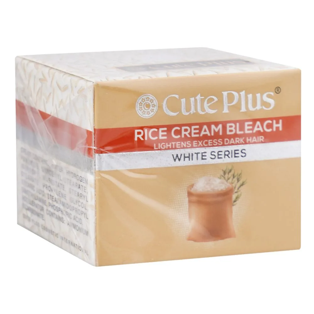 Cute Plus White Series Rice Cream Bleach, 28g