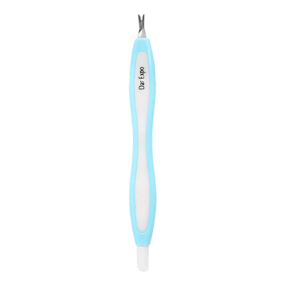 Dar Expo Cuticle Trimmer+Pusher With Plastic Handle