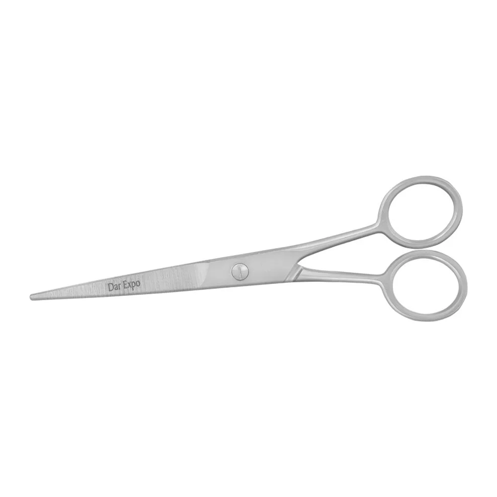 Side view of dar expo facial hair scissor, 4.5"
