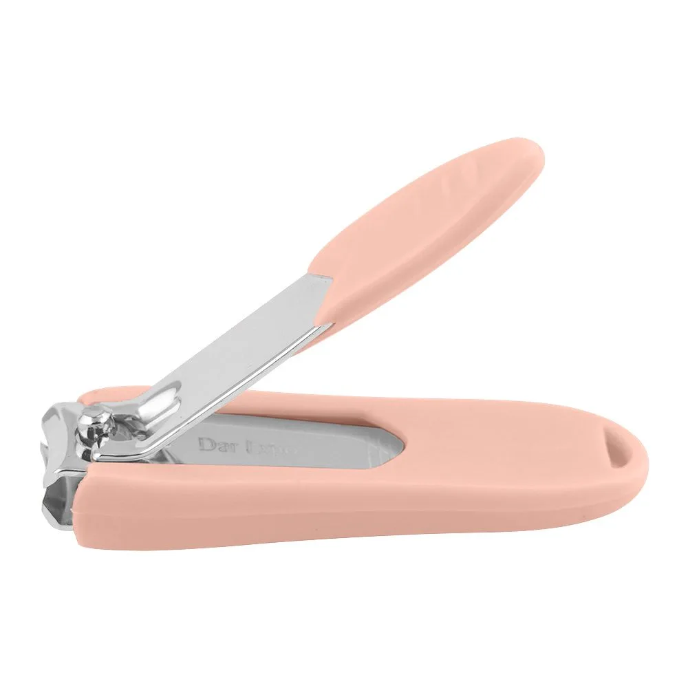 Side view of dar expo grippy finger nail clipper, 1-pack