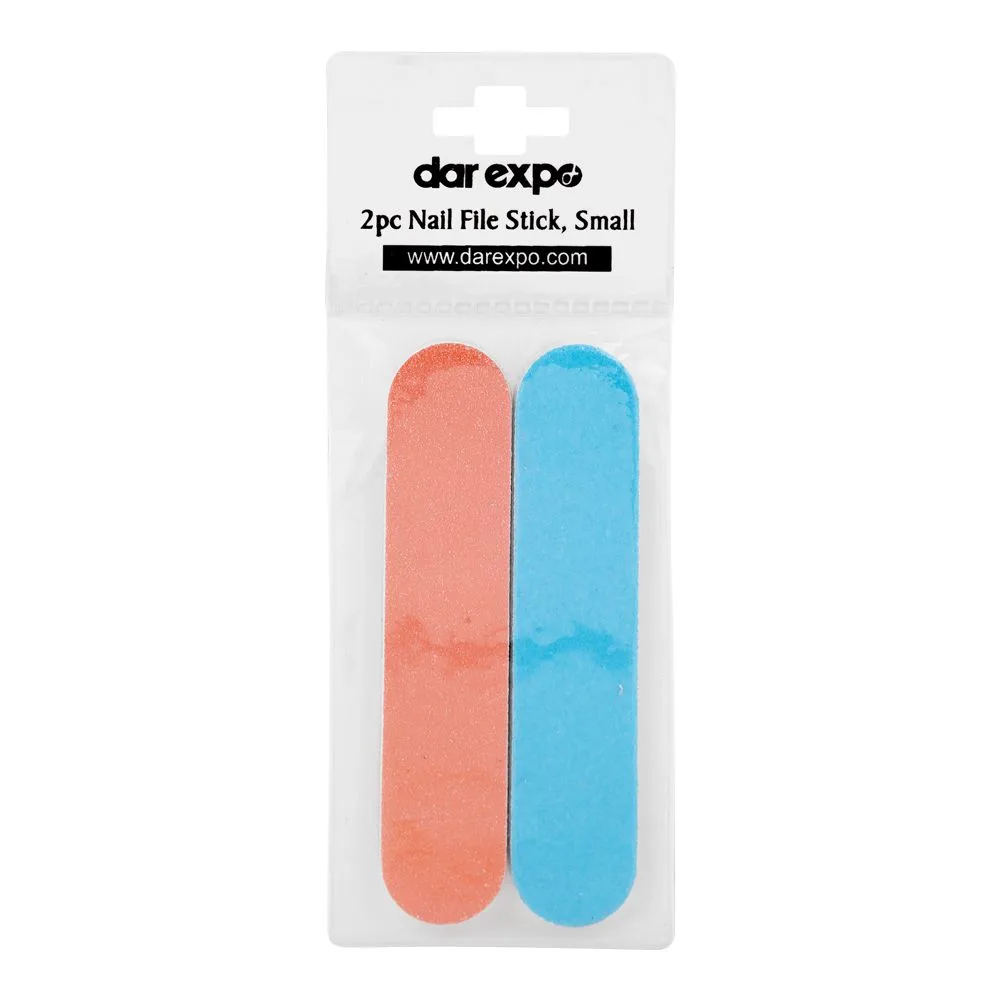 Side view of dar expo nail file stick, small, 2-pack