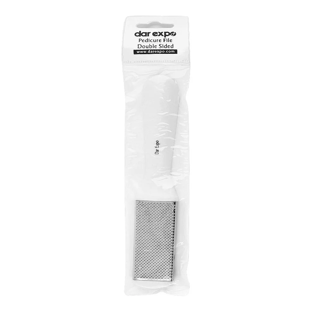 Comfortable casual dar expo pedicure file double sided