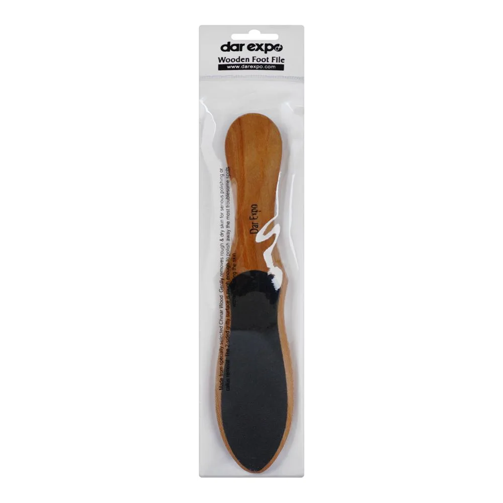 Comfortable casual dar expo wooden foot filer