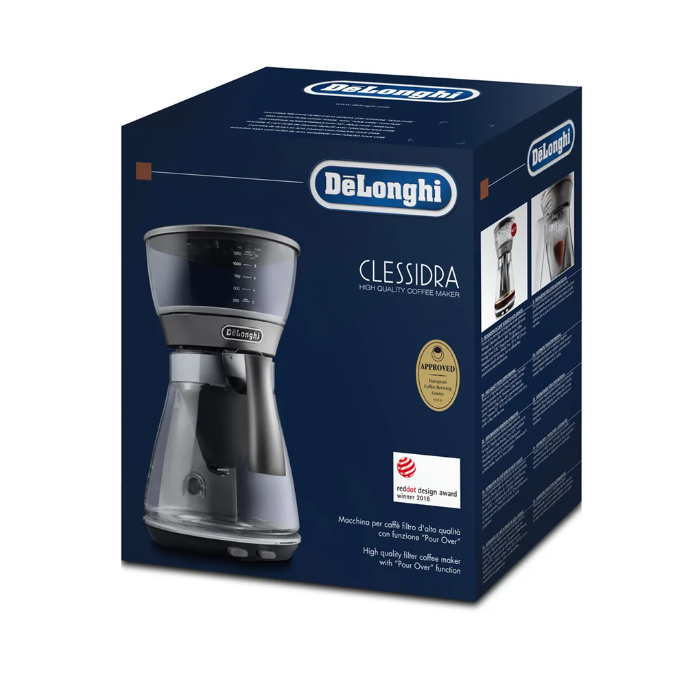 Lifestyle product image of delonghi clessidra high quality filter coffee machine, icm-17210