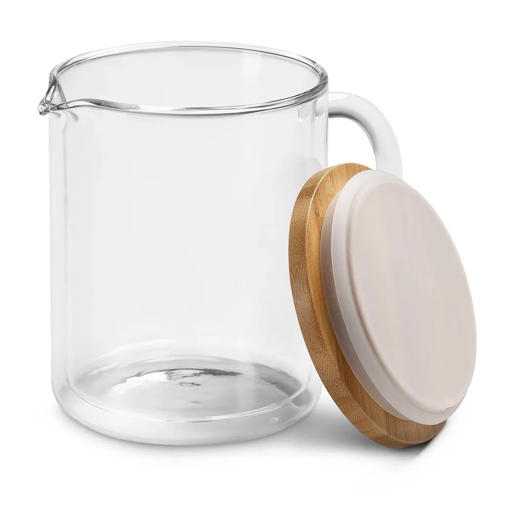 DeLonghi Double Wall Coffee Pot With Lid, 750ml, DLSC078