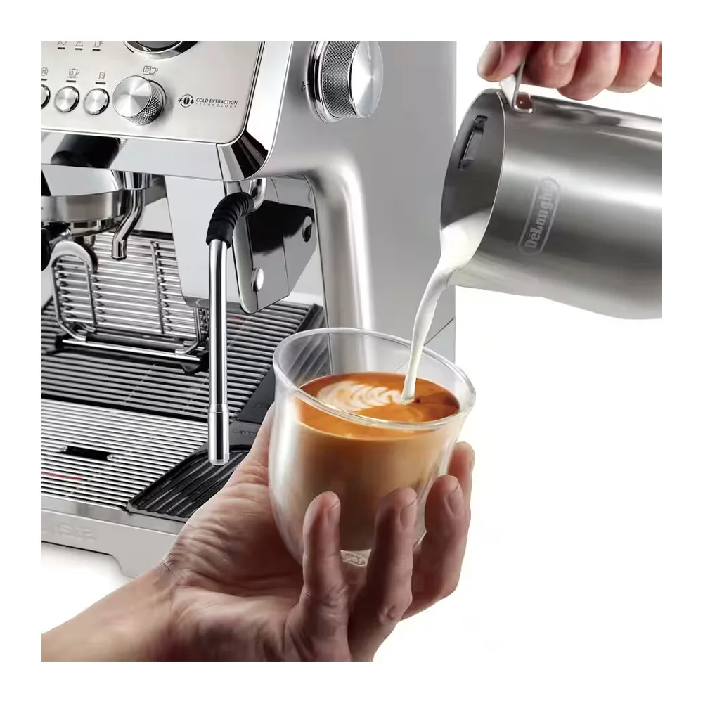 Comfortable casual delonghi la specialista maestro espresso & cold coffee extraction maker, 2.5 liters capacity, 1450w, 19 bar pressure, ec9885.m