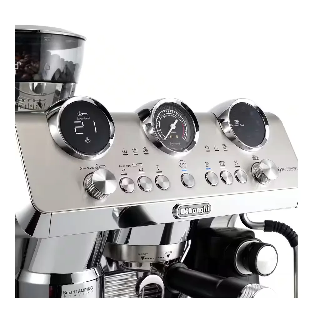 Premium everyday wear delonghi la specialista maestro espresso & cold coffee extraction maker, 2.5 liters capacity, 1450w, 19 bar pressure, ec9885.m