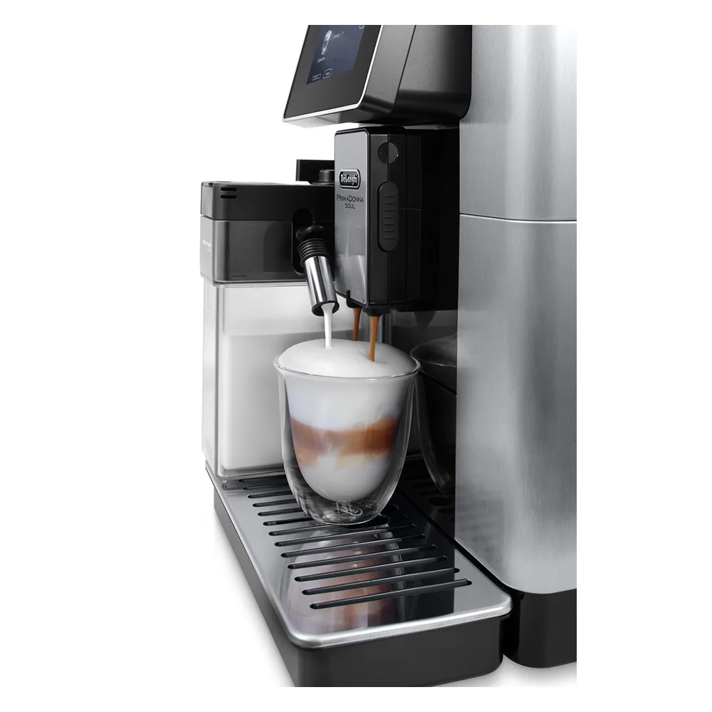 Comfortable casual delonghi primadonna soul automatic coffee machine with lattecrema system, ecam610.75.mb