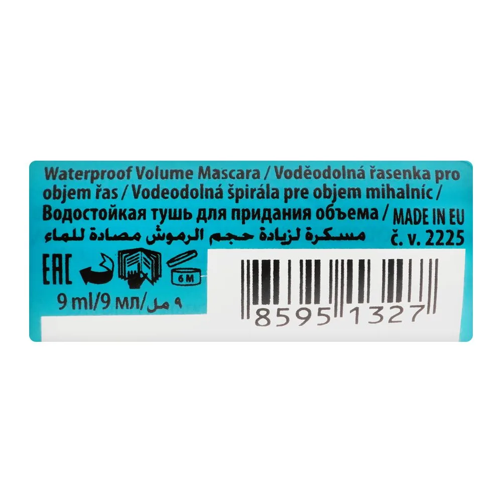 Comfortable casual dermacol volume mania waterproof mascara, 9ml