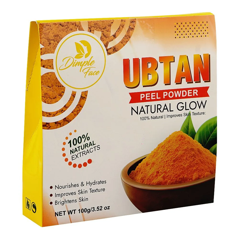 Dimple Face Natural Glow Ubtan Peel Powder, 100g, DF-109