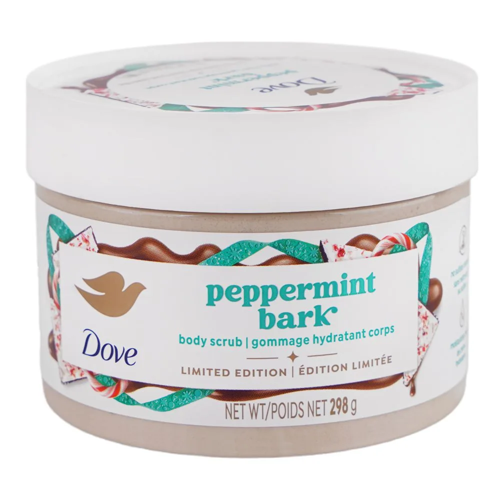 Dove Peppermint Bark Limited Edition Body Scrub, 298g