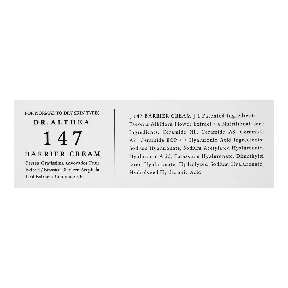 Dr. Althea 147 Barrier Cream, 50ml