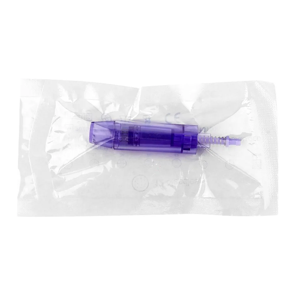 Side view of dr.pen disposable tip needles 12 needles, a1w, 5-pack