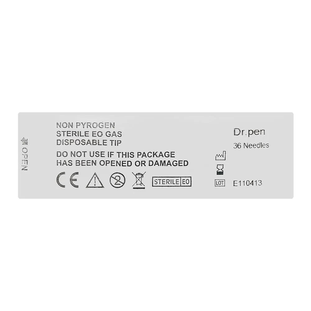 Comfortable casual dr.pen disposable tip needles 36 needles, a6, 5-pack