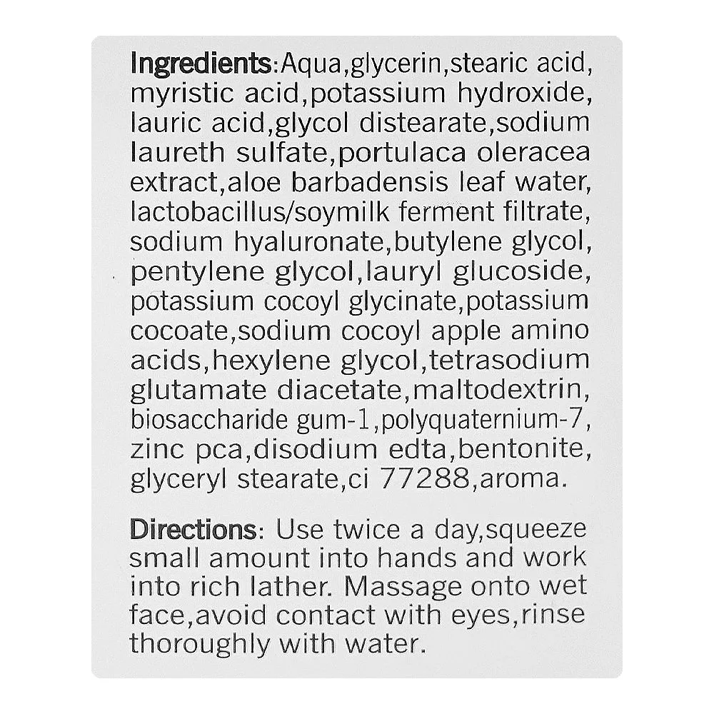 Lifestyle product image of dr. rashel aloe vera pore refine face wash, for all skin types, 100g