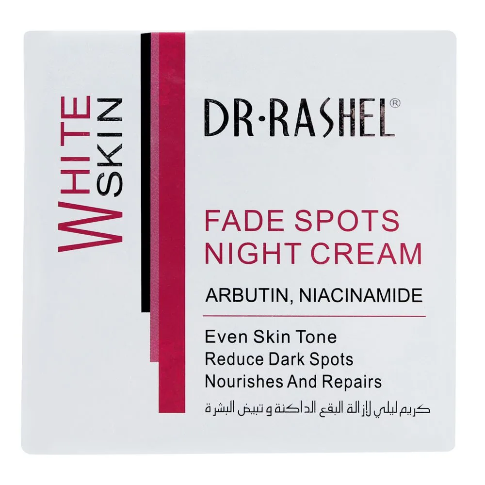 Comfortable casual dr. rashel white skin fade spots night cream, 50g