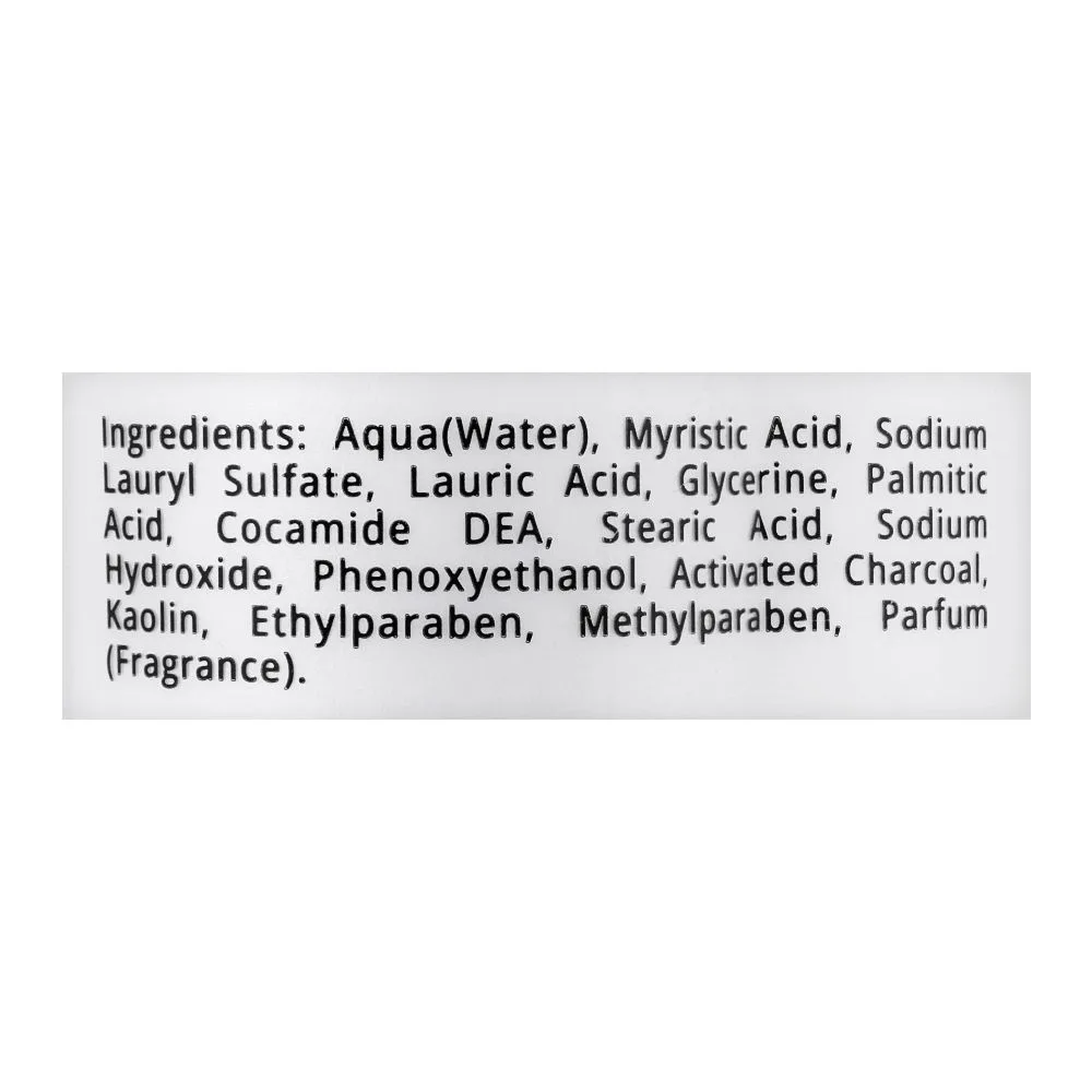 Comfortable casual elmore 2x brightening charcoal + clay daily face wash, 100ml