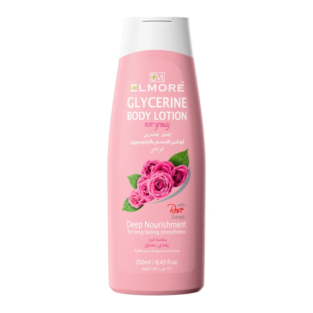 Elmore Deep Nourishment Glycerine Rose Extract Body Lotion, 250g