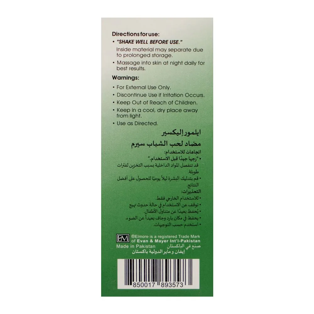Comfortable casual elmore elixir anti-acne niacinamide & salicylic acid+b3 5% serum, 30ml