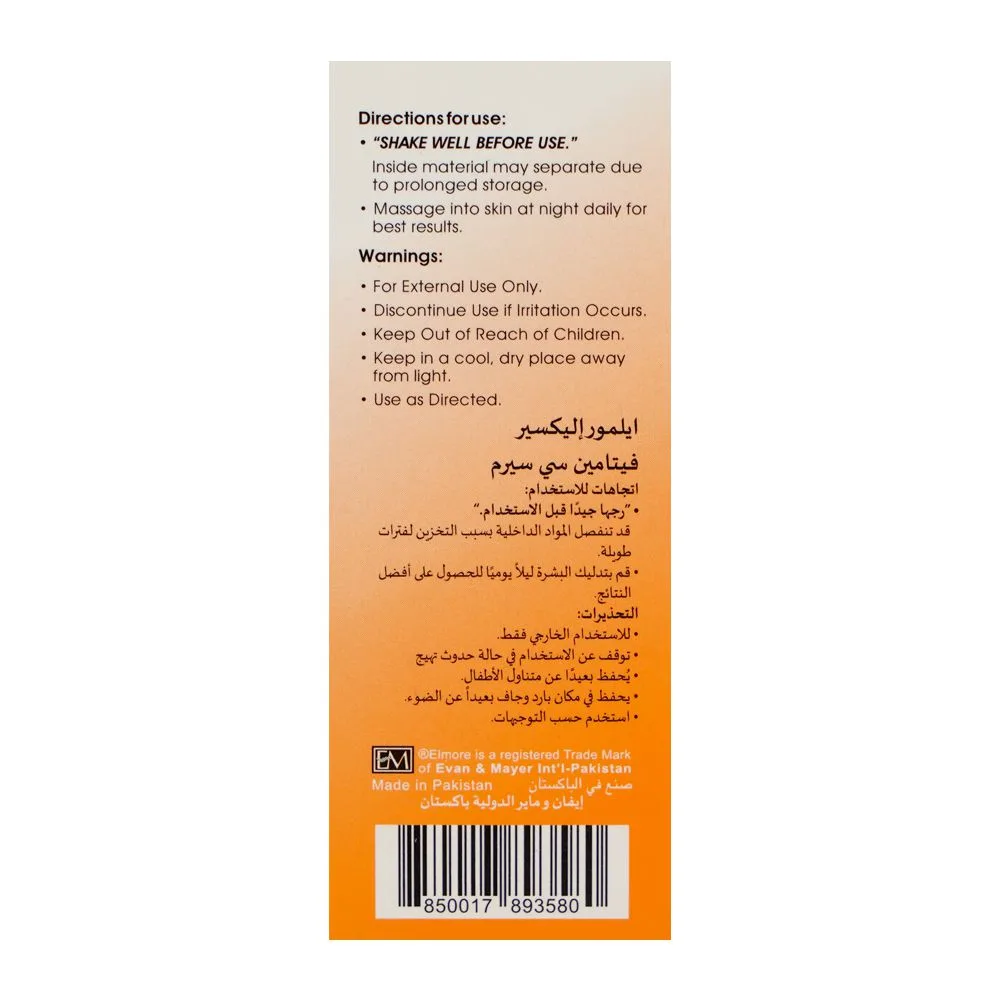 Comfortable casual elmore elixir vitamin c & hyaluronic acid 10% serum, 30ml